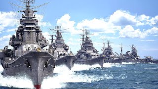 A Complete Recreation of 18 Japanese Heavy Cruisers - YouTube