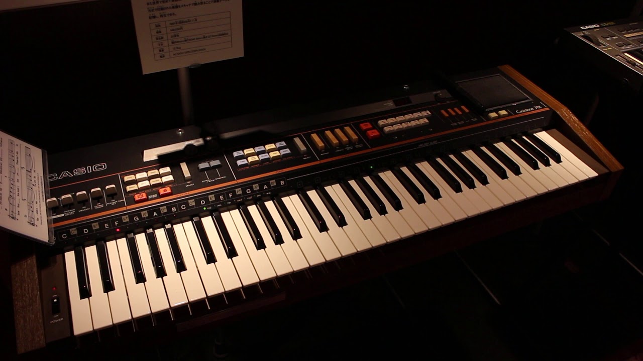 カシオトーン 701でバーコード楽譜から自動演奏 - YouTube