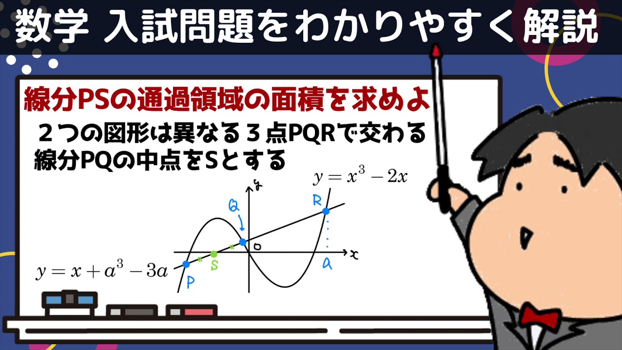2021 東北大学 理系4《微分法と積分法》数学入試問題をわかりやすく