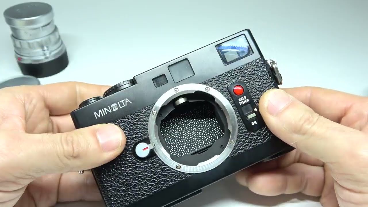 Minolta ミノルタ CLE + M-Rokkor 40mmF2 セット - YouTube