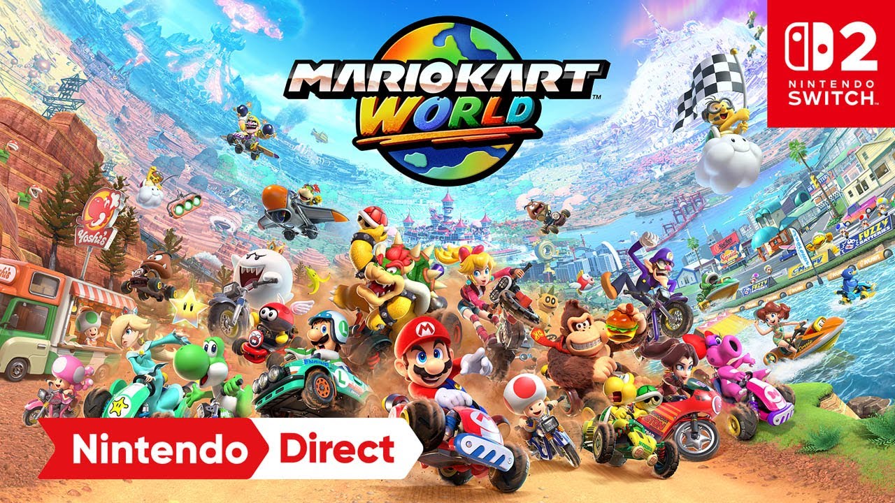 Mario Kart World – Nintendo Direct | Nintendo Switch 2 - YouTube