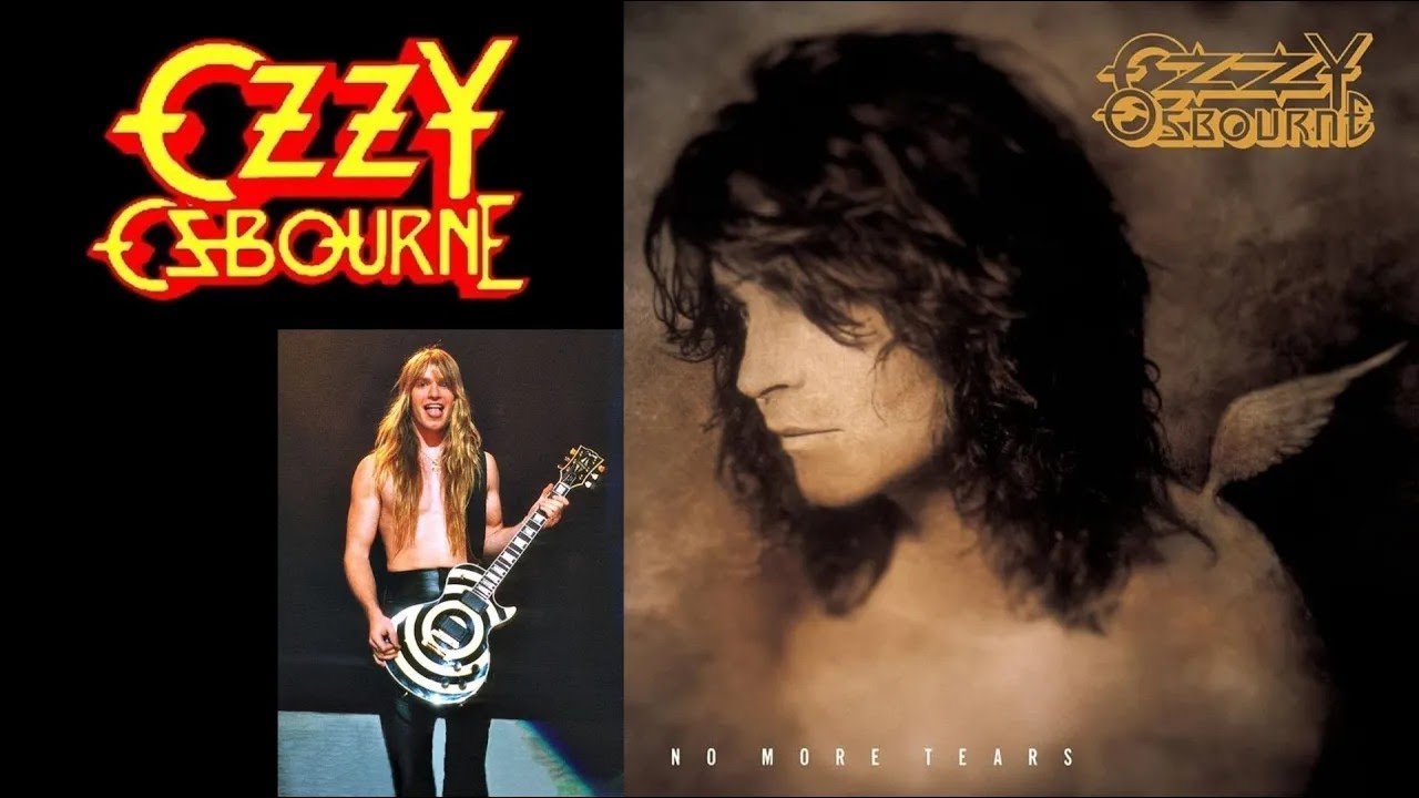Ozzy Osbourne No More Tears Guitar SOLO Backing Track In Standard