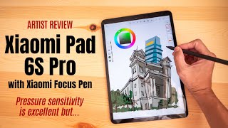 Artist review: Xiaomi Pad 6S Pro with Xiaomi Focus Pen - YouTube