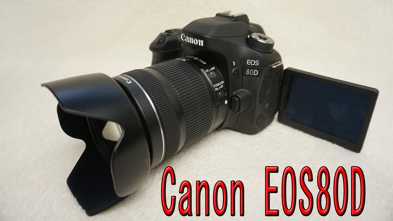 Canon EOS80D 開封＆撮影してみました - YouTube