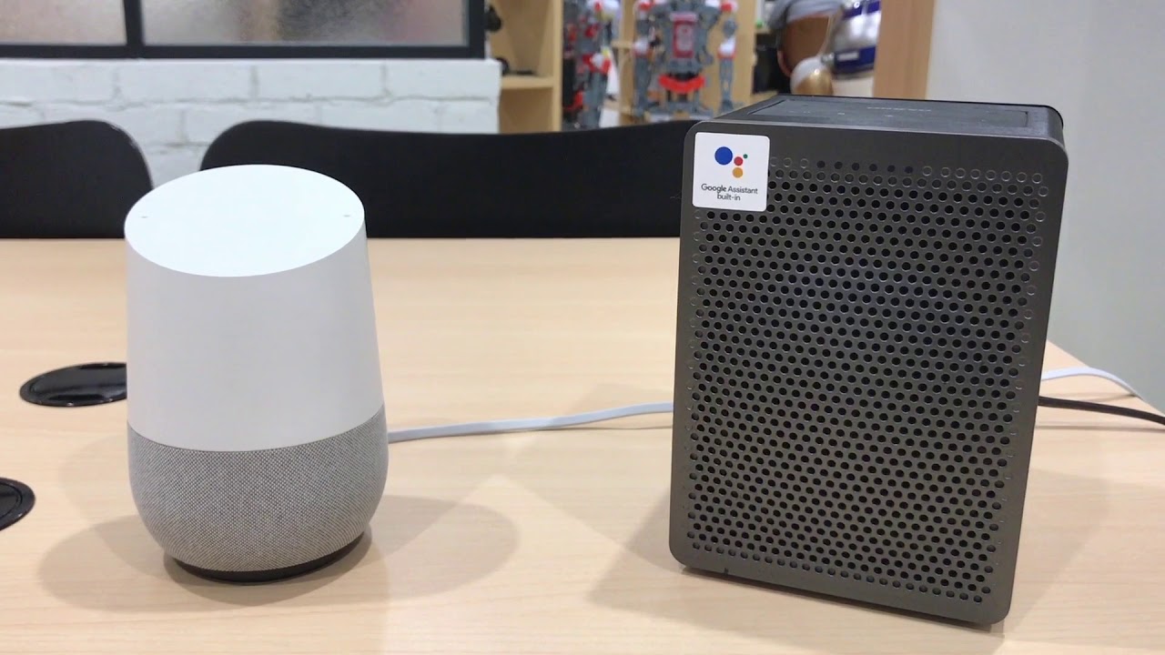 Google Home vs ONKYO Google Assistant SmartSpeaker「G3」 - YouTube