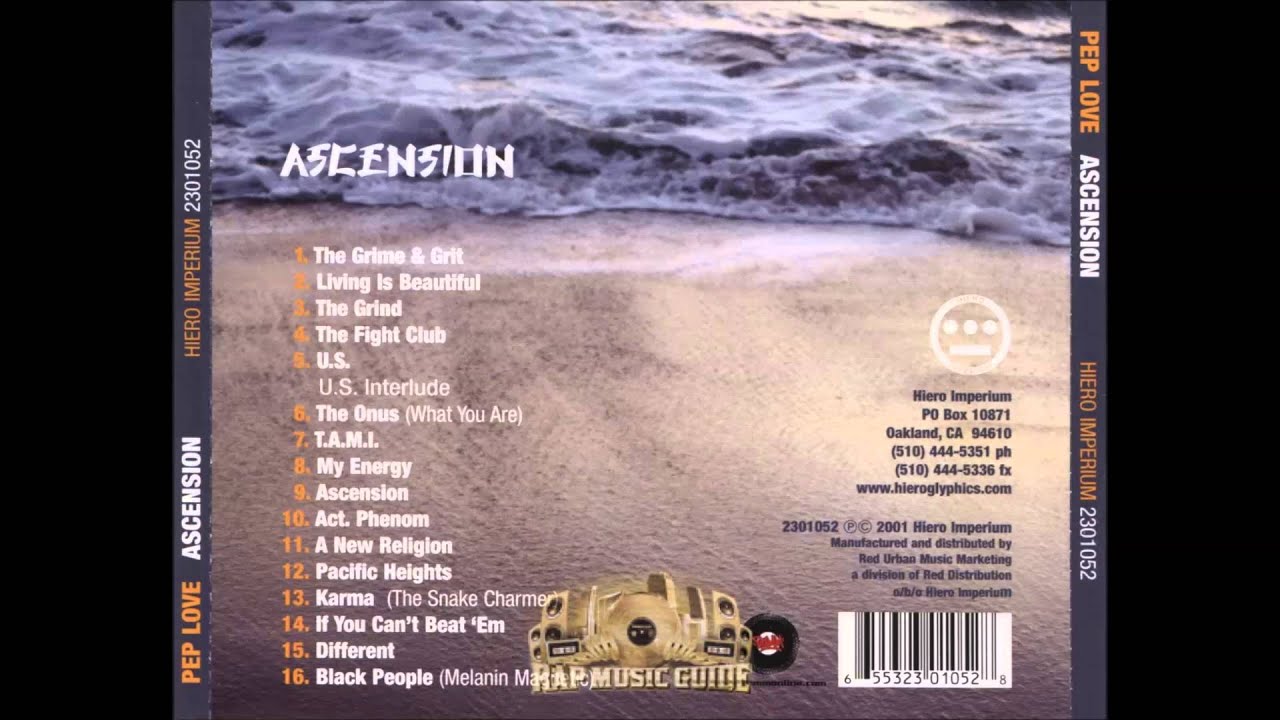 PEP LOVE (HIELOGLYPHICS) - Ascension - EBBTIDE RECORDS