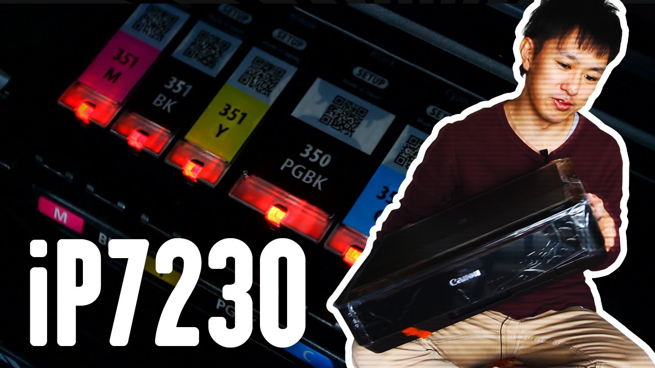 Canon iP7230｜師走のインクジェットプリンター試し刷り - YouTube