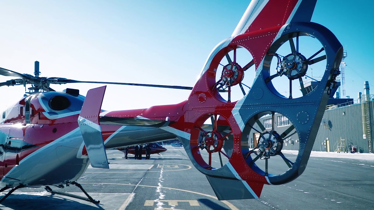 世界初。テールローターを4枚の電動にしたヘリコプターで、燃費向上