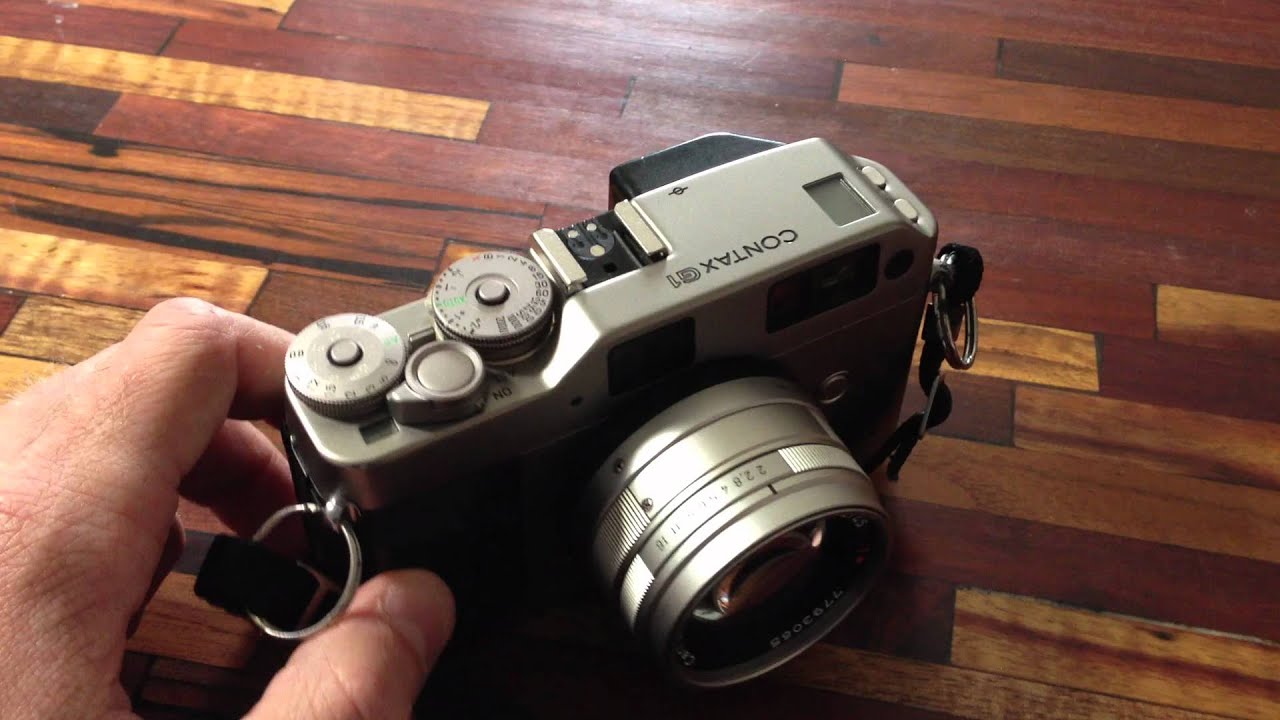 Contax G1 + 45mm Planar Review - YouTube