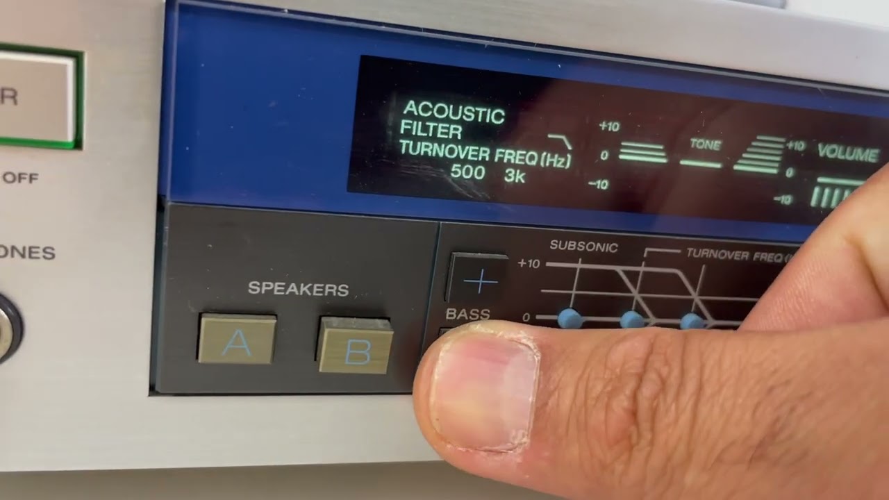 Sony TA-AX5 Vintage Stereo Integrated Amplifier Silver - Part 1