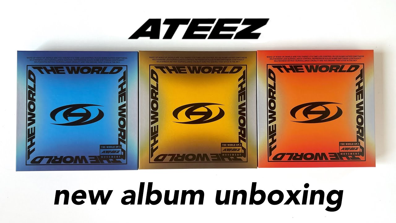 unboxing: ATEEZ THE WORLD EP.1 MOVEMENT - YouTube