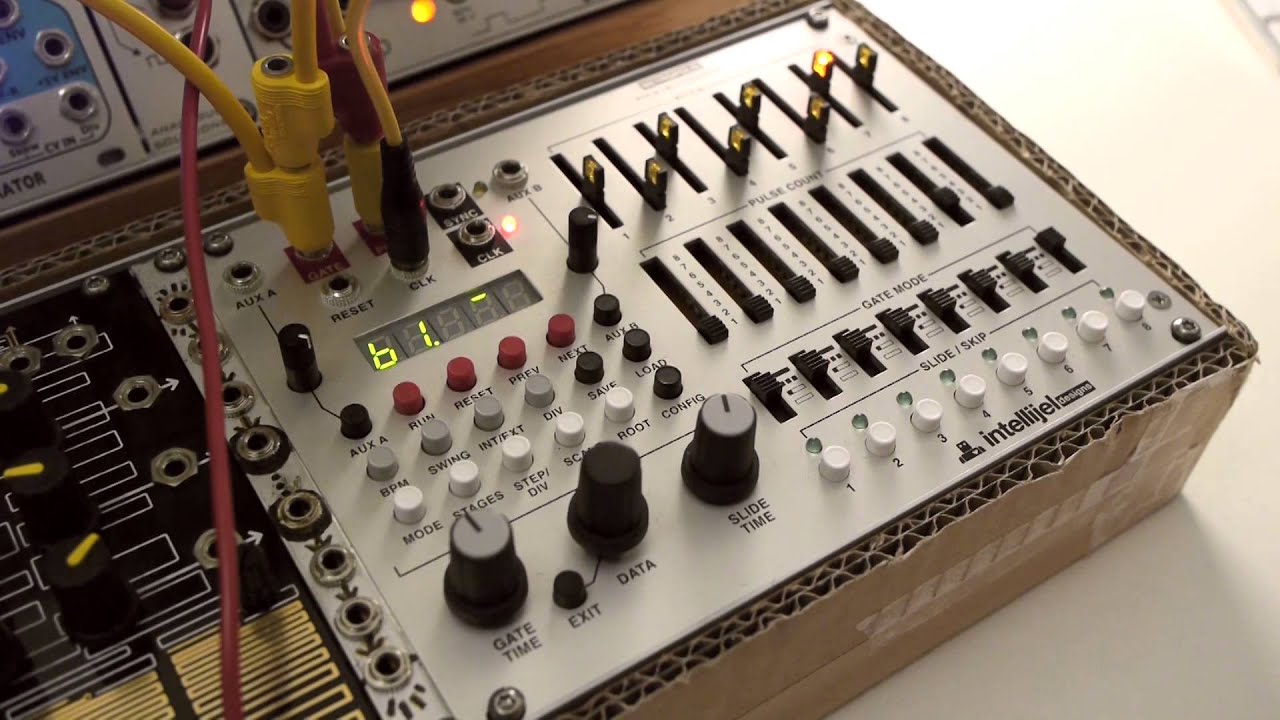 Intellijel Metropolis Eurorack Sequencer Demo - YouTube