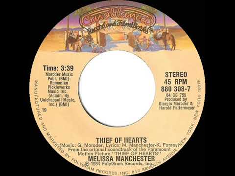 1984 Melissa Manchester - Thief Of Hearts - YouTube