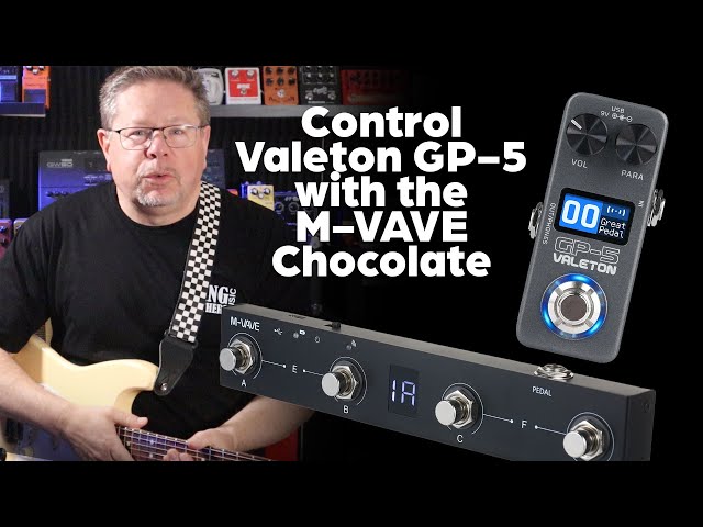 Control the Valeton GP-5 with M-VAVE Chocolate - YouTube