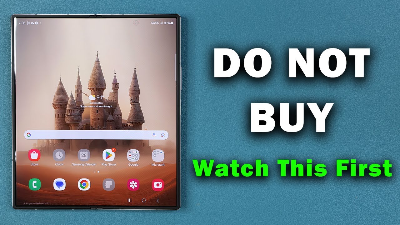 Samsung Galaxy Z Fold 6 - DO NOT BUY Before Watching This