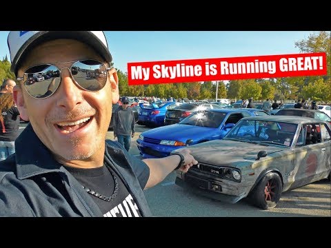 My Nissan Skyline Hakosuka Crowd Reactions and an Awesome GT-R R32