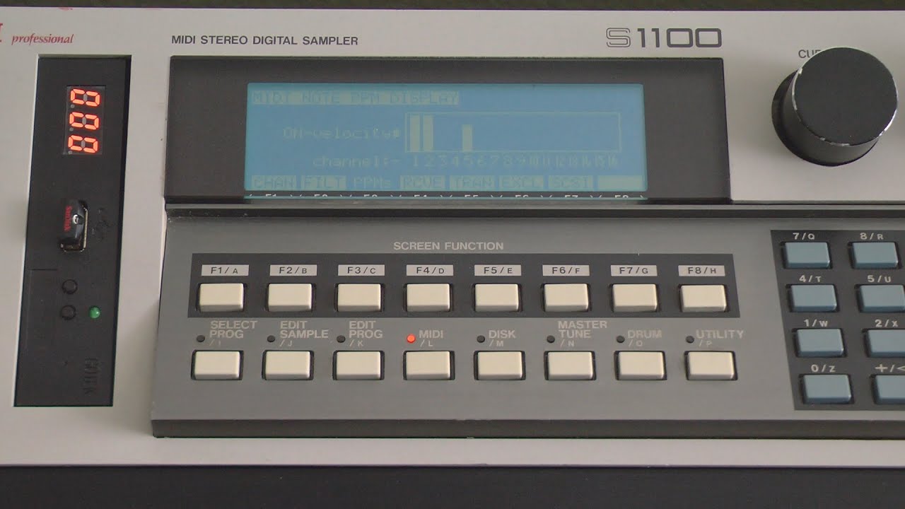 Akai S1100 | Sound Programming