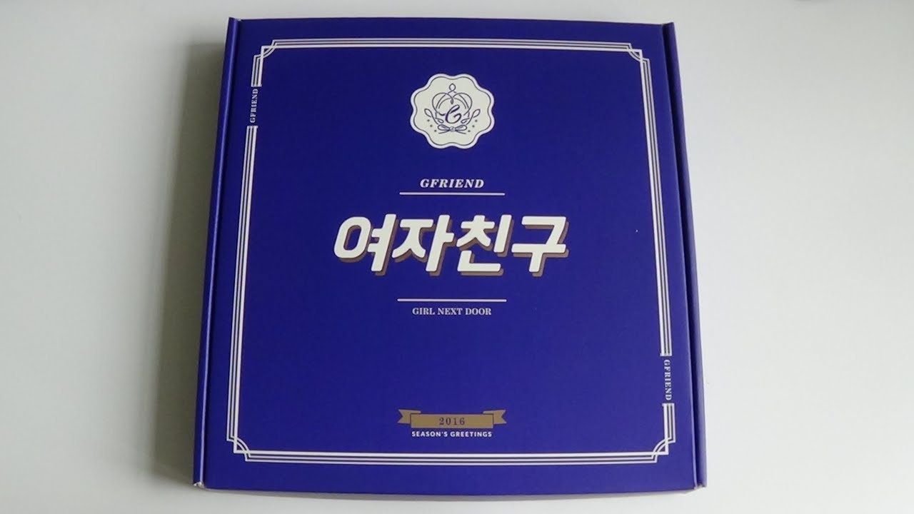 Unboxing GFRIEND 여자친구 2016 Season Greeting Girl Next Door