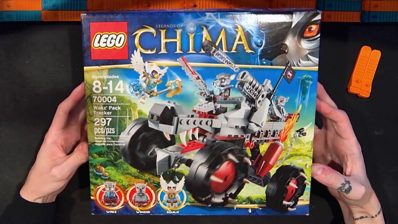 LEGO Legends of Chima Wakz' Pack Tracker 70004 Build and Review