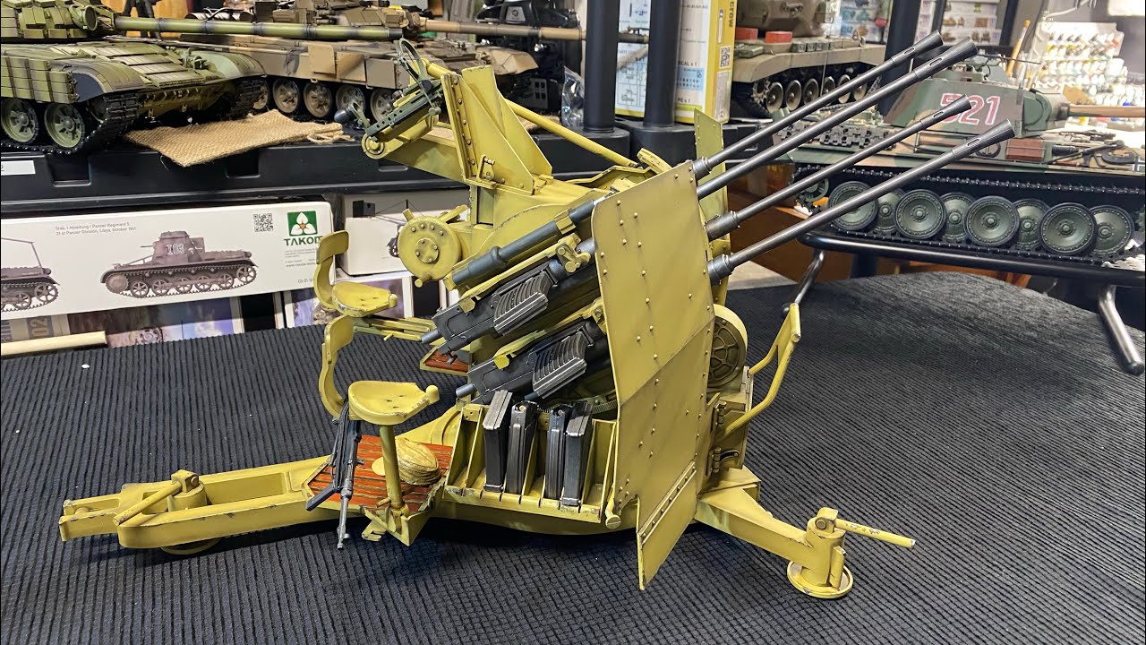 航空機・ヘリコプター 1/6 2cm Flakvierling 38 Mid Production 航空機