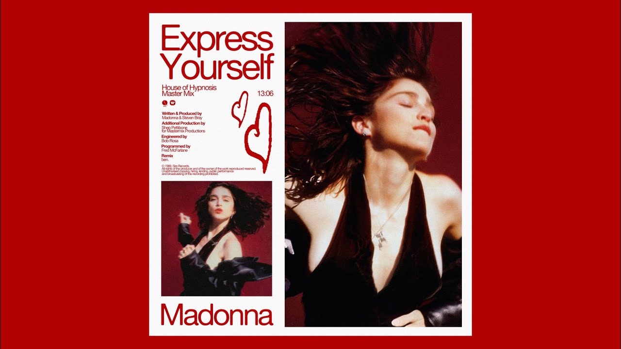 Express Yourself (House of Hypnosis Master Mix) - Madonna - YouTube