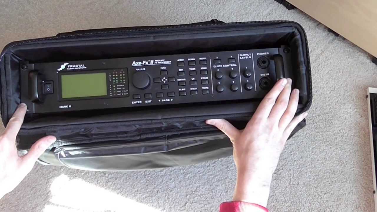 Fractal Audio Axe-Fx 2U Rack Bag Review / Shootout - YouTube
