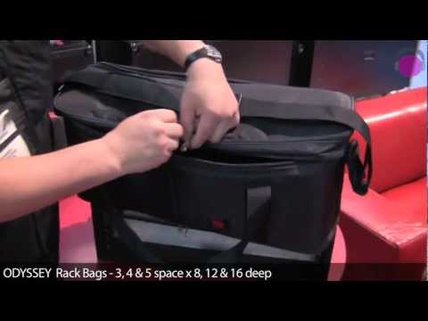 ODYSSEY Rack Bags | agiprodj.com - NAMM 2012 - YouTube