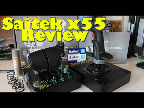Saitek x55 Rhino HOTAS | Review | Star Citizen - YouTube