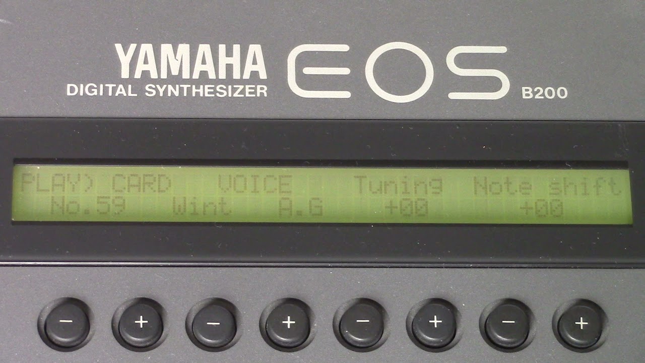1988 Yamaha Tetsuya Komuro 2 RCD2000 Voice Card for YS100 YS200