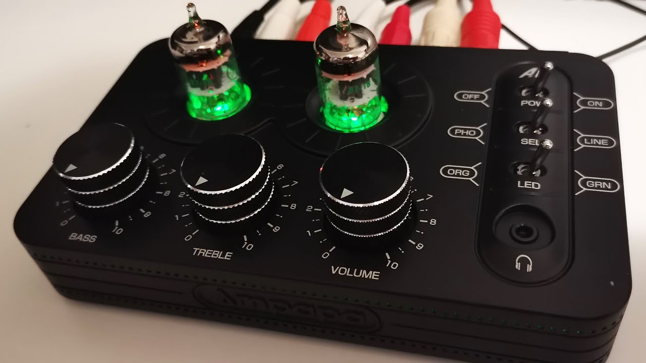 Ampapa A1 Phono Tube Preamp - Unboxing and sound test - YouTube