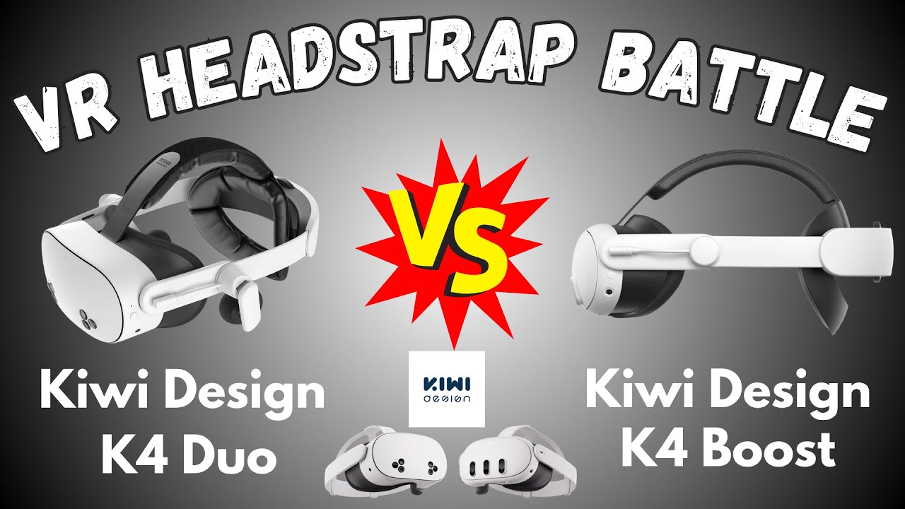 Kiwi Design K4 Boost VS K4 Duo - Head Strap Comparison for Meta