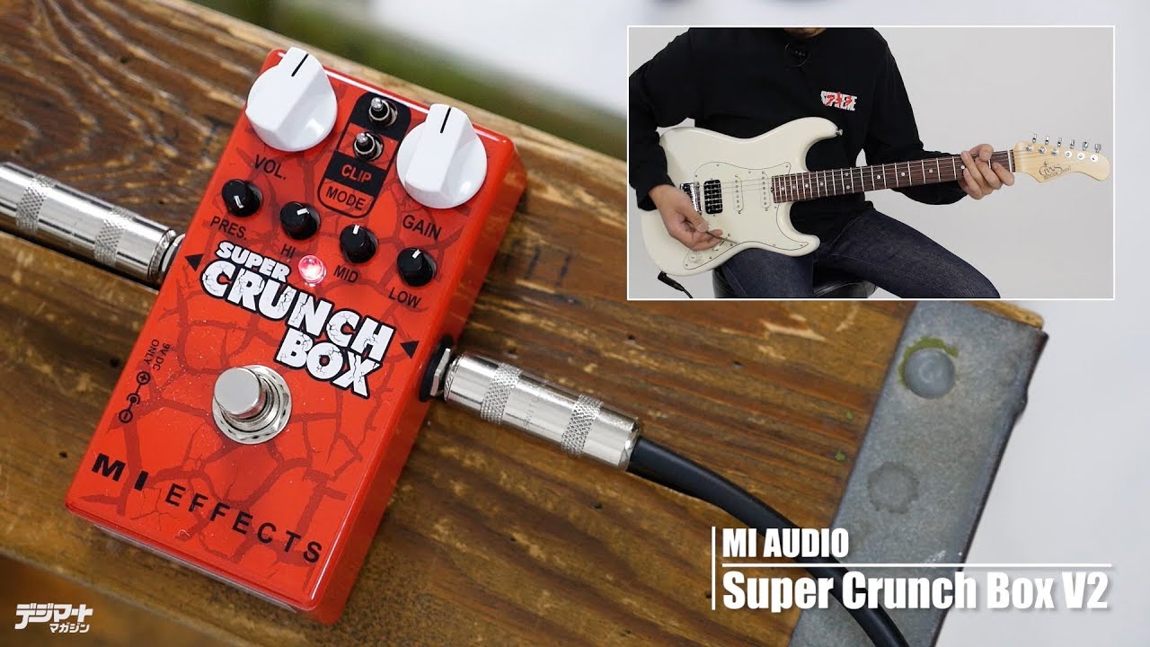 MI Audio Crunch Box Distortion Pedal - YouTube