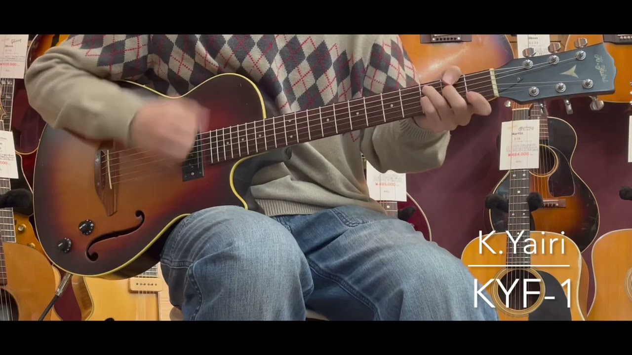 試奏動画】K.Yairi KYF-1 [LASTGUITAR] - YouTube