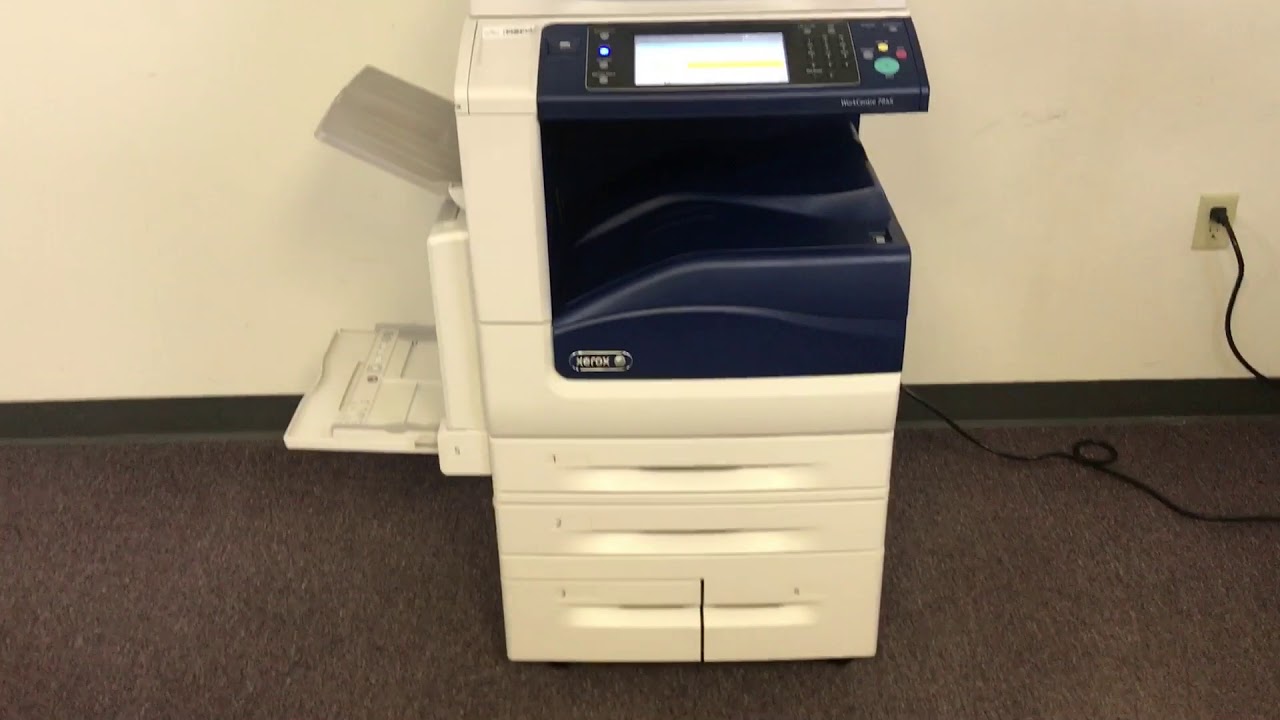 Xerox workcentre 7845 - YouTube