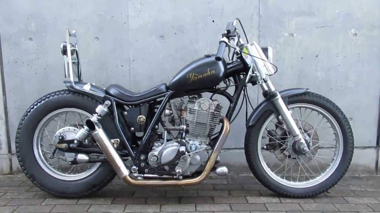 SR500 ボバー 2％ER SR400 コンパクトチョッパー chopper bobber - YouTube