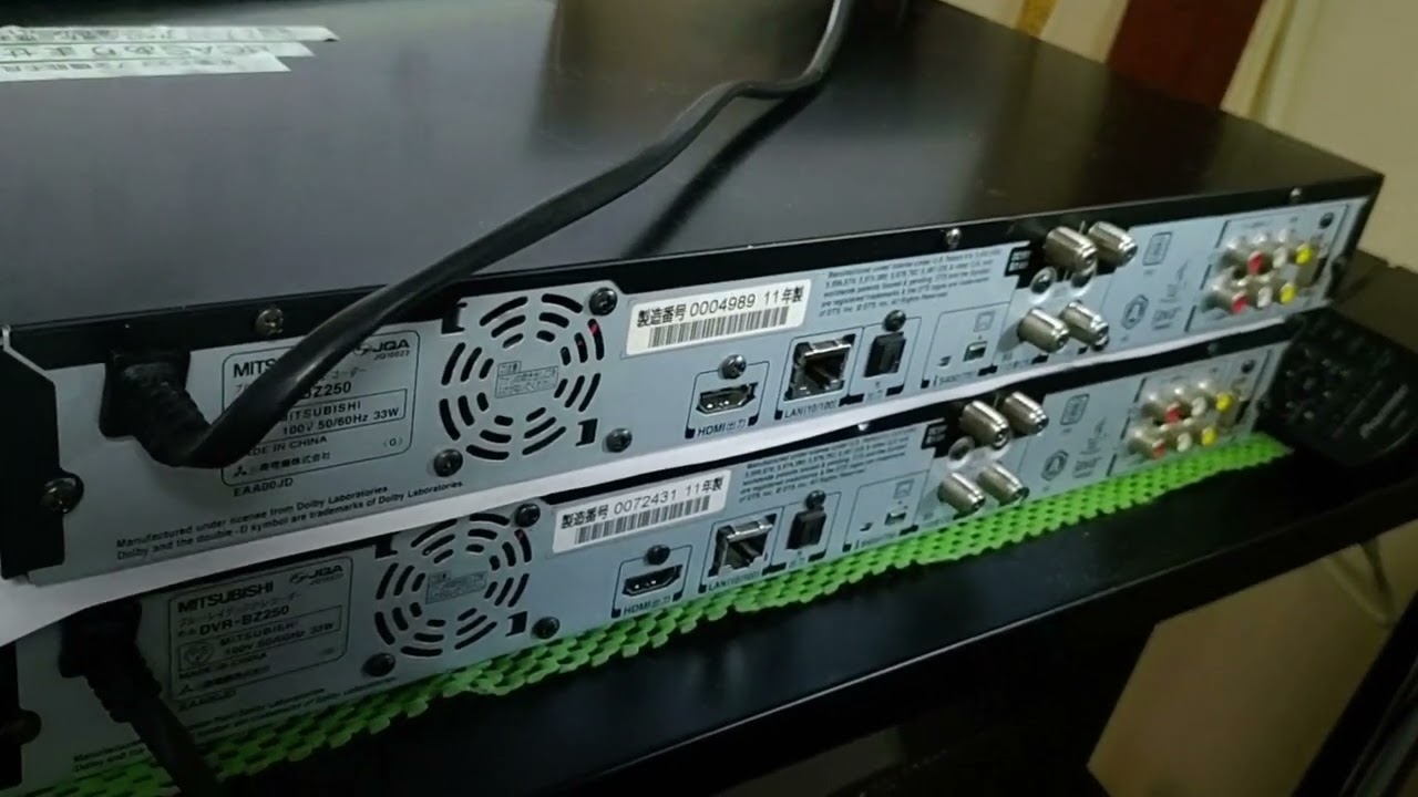 三菱 REAL BD/DVD ブルーレイレコーダー DVR-BZ250/350/450 WAITから進