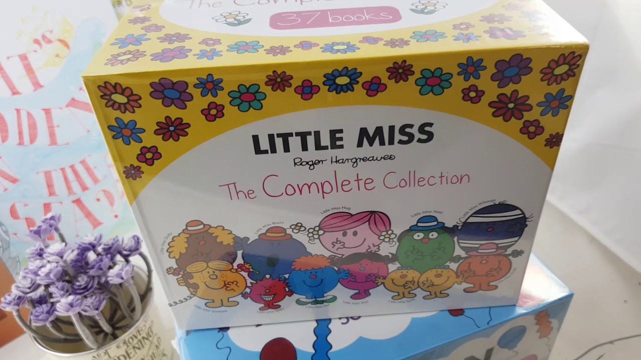 Boxed set of Mr.Men 50 Books & Little Miss 37 books - YouTube