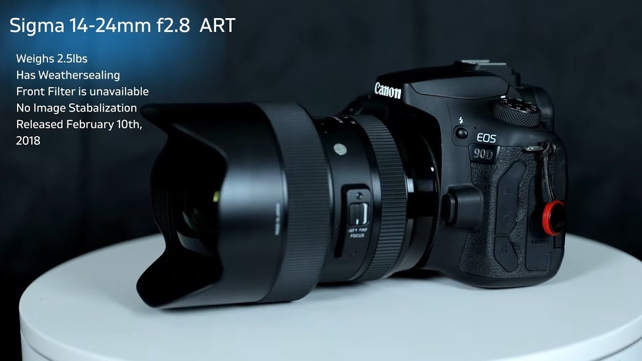 Sigma 18-35mm f1.8 vs Sigma 14-24 f2.8 on the Canon 90D - YouTube