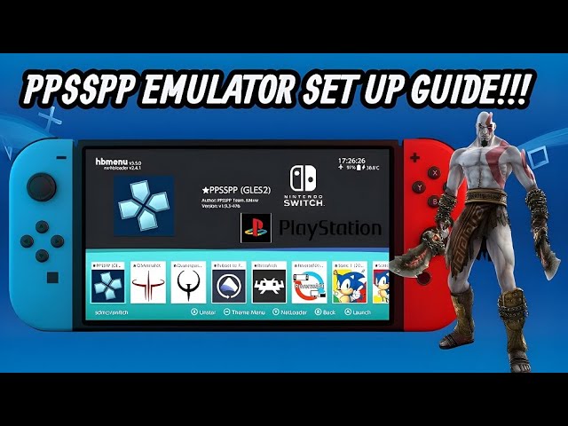 PPSSPP EMULATOR Set Up Guide for the Nintendo Switch! - YouTube