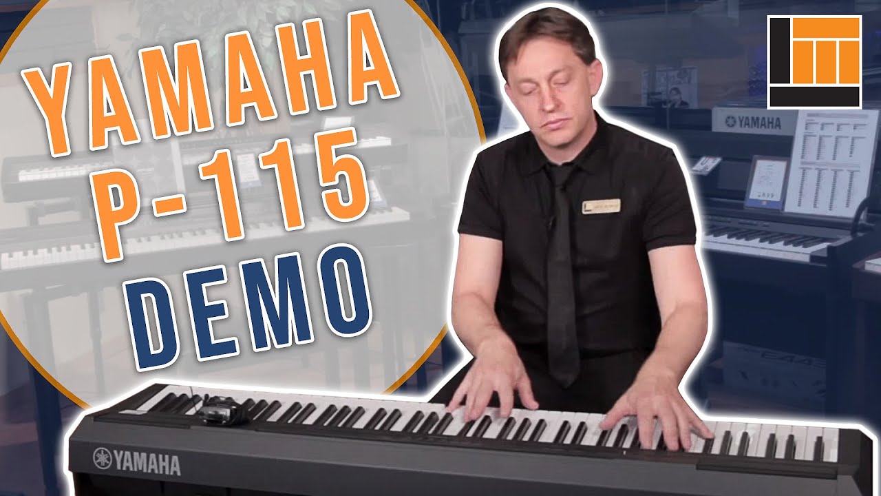 Yamaha P-115 88-Key Digital Piano [Product Demo] - YouTube