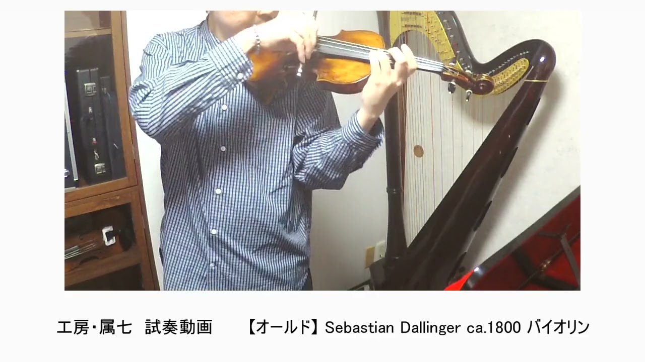 試奏動画 【オールド】 Sebastian Dallinger ca.1800 バイオリン