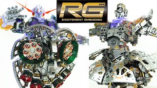 ガンプラ塗装&改造】RG 1/144 ジオング クリアカラーを活かした塗り