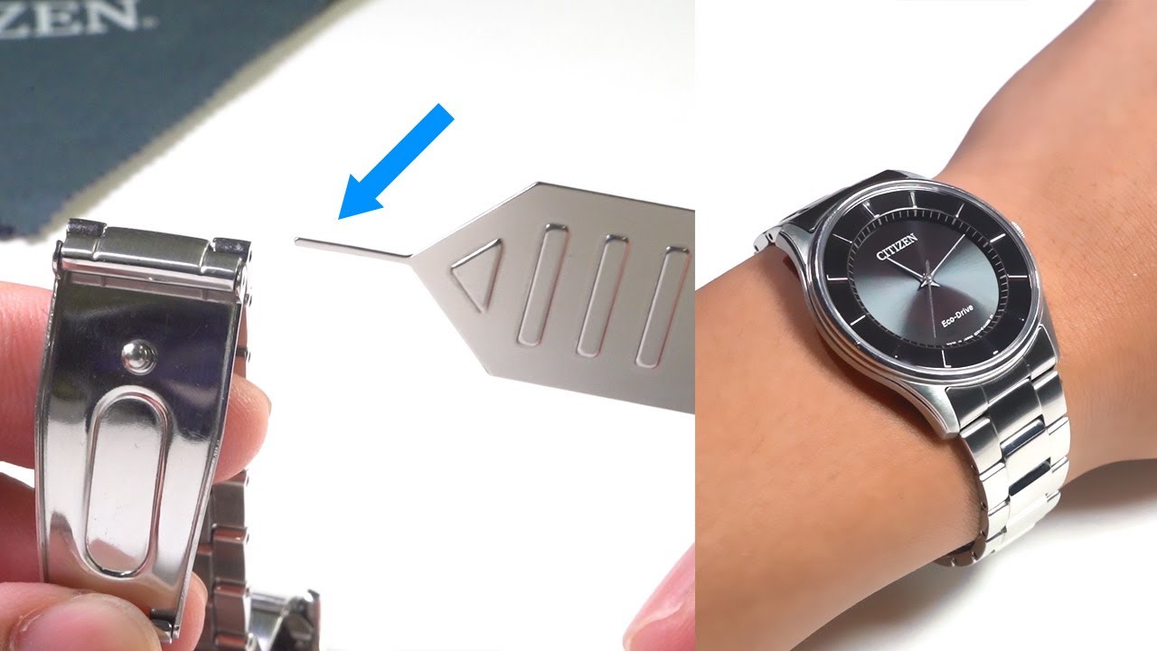バンドの長さ調節・交換 | シチズンウオッチ オフィシャルサイト