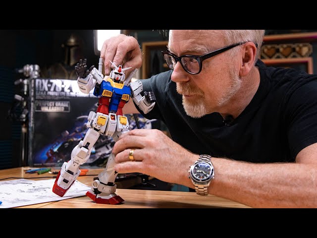 Adam Savage's First Gundam Build—RX-78-2 Perfect Grade Unleashed