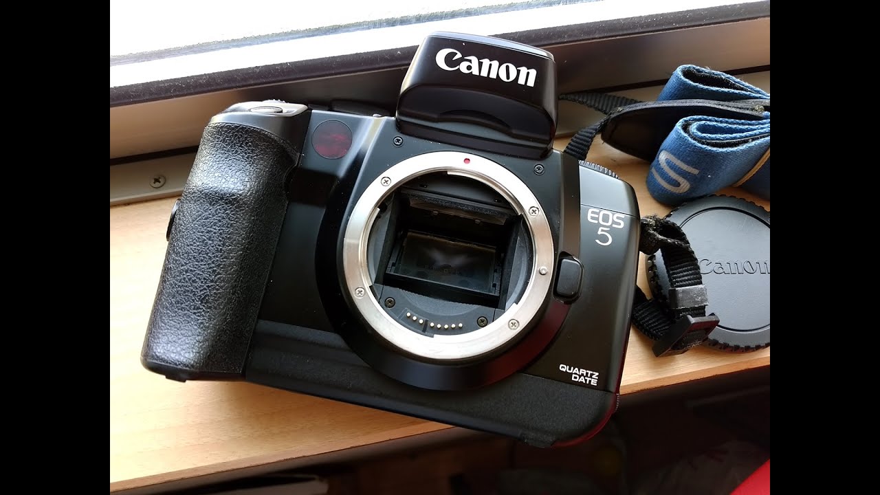 Canon EOS5 フィルムカメラ 一眼レフ - YouTube