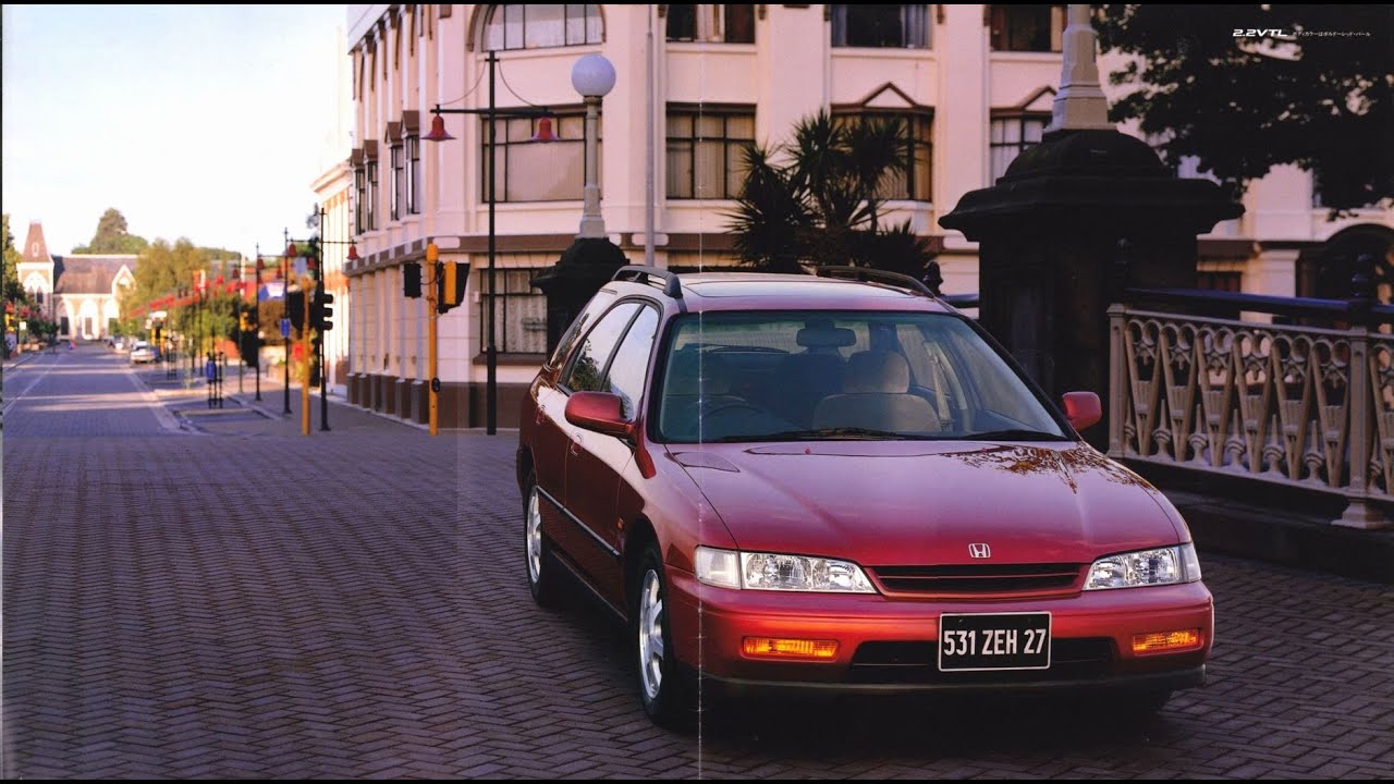 自動車カタログ 94' ホンダアコードワゴン (HONDA ACCORD WAGON) - YouTube