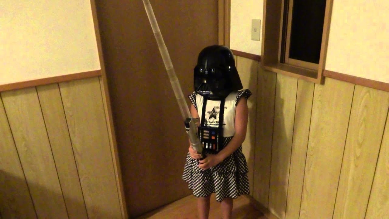 ダースベイダーボイスチェンジャーとライトセーバー（アナキン