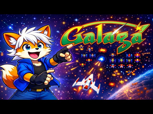 Galaga 1981 Arcade Version - YouTube