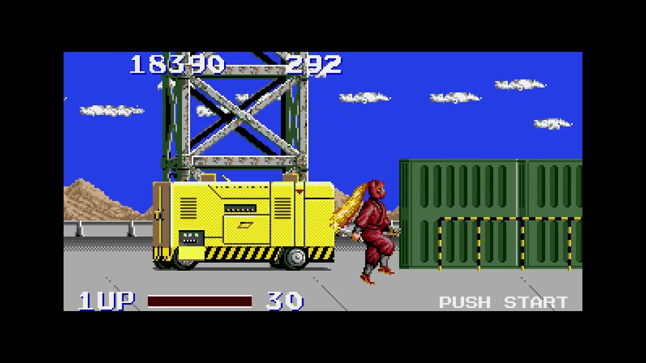 メガCD ニンジャウォーリアーズ（GAME SELECT:HARD） - YouTube