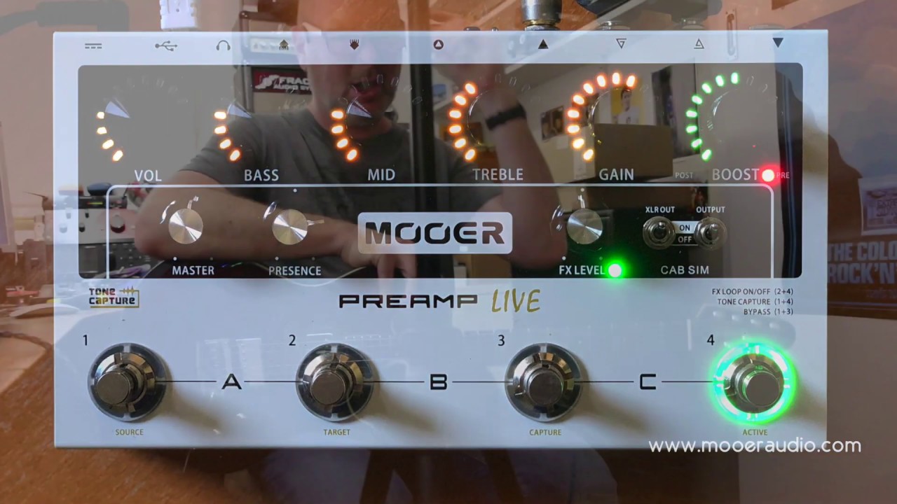 MOOER: Preamp Live - YouTube